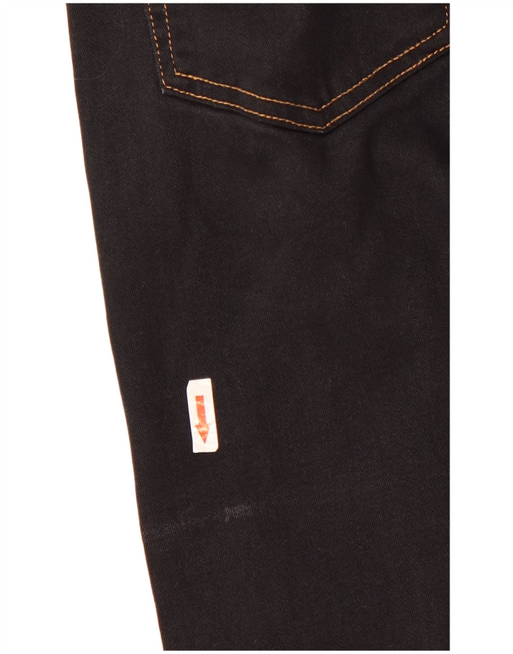 Levi's Mens 502 Tapered Jeans W34 L34 Μαύρο
