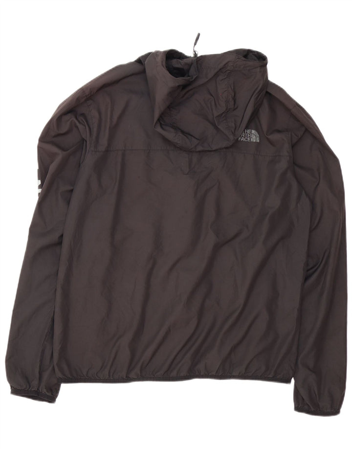 Ανδρικό μπουφάν βροχής με κουκούλα North Face 38 μεσαίου μαύρου πολυεστέρα