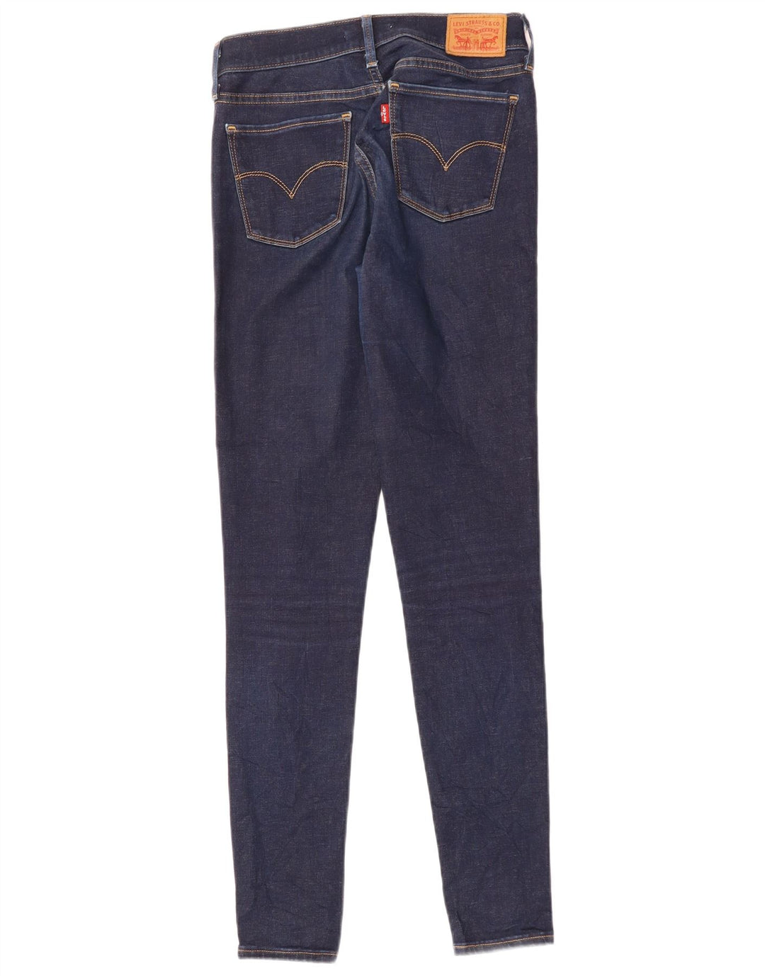 LEVI'S Γυναικείο 710 Super Skinny Jeans W28 L30 Navy Blue Cotton