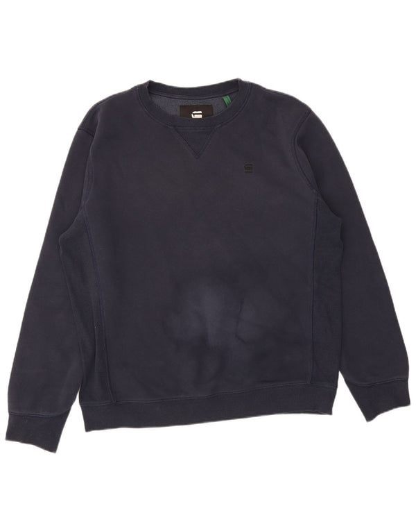 Ανδρική φούτερ G-Star Jumper Large Navy Blue από βαμβάκι