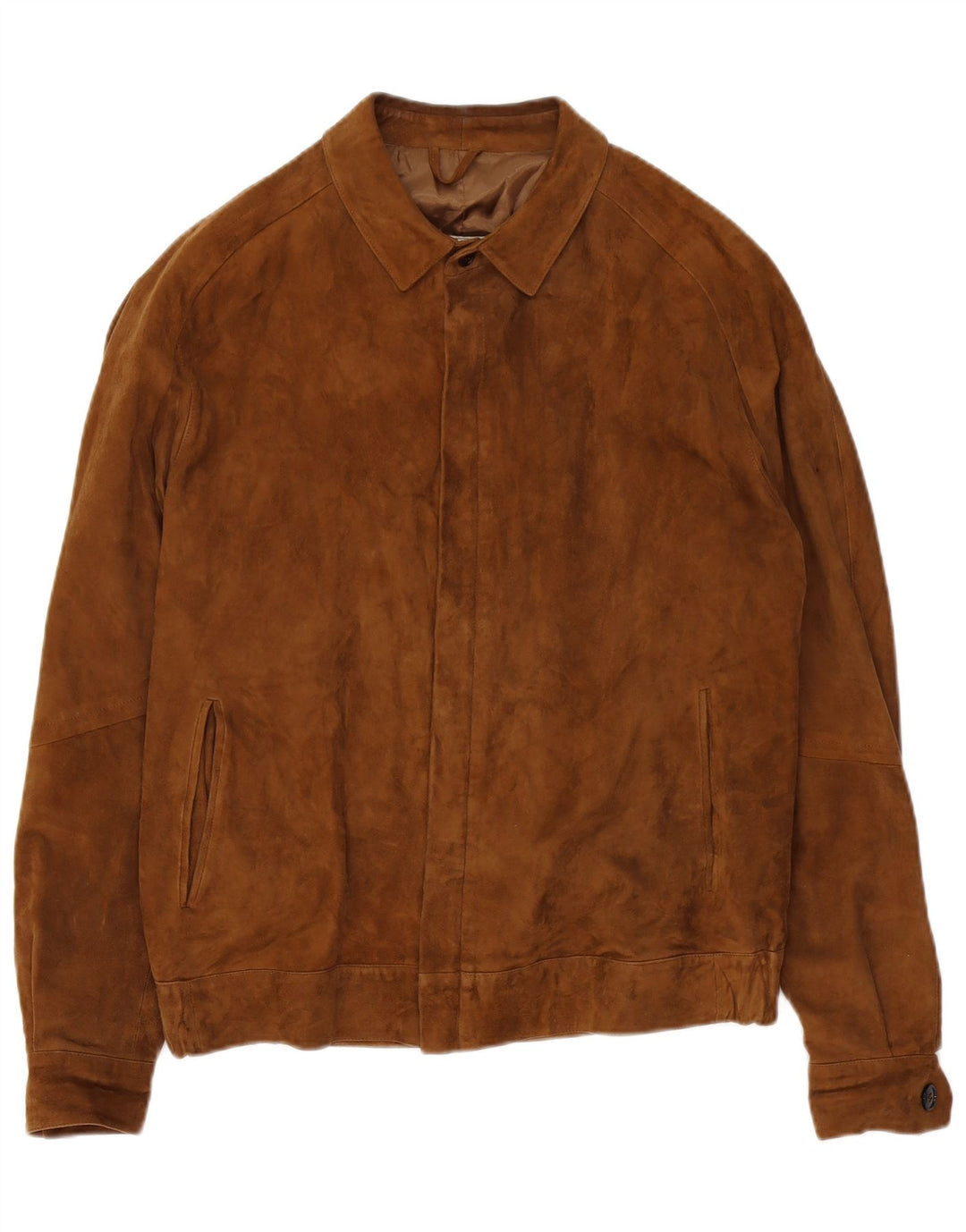 Ανδρικό Suede Jacket VINTAGE UK 38 Medium Beige