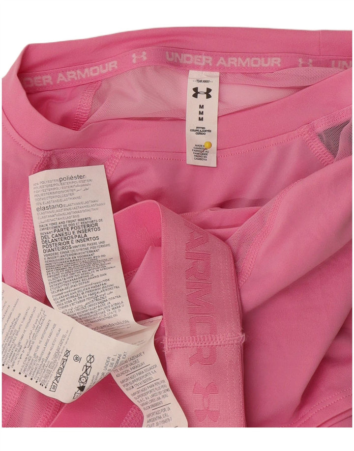 Under Armour Γυναικείο T-Shirt γραφικό Crop Top 12 μεσαίου ροζ πολυεστέρα