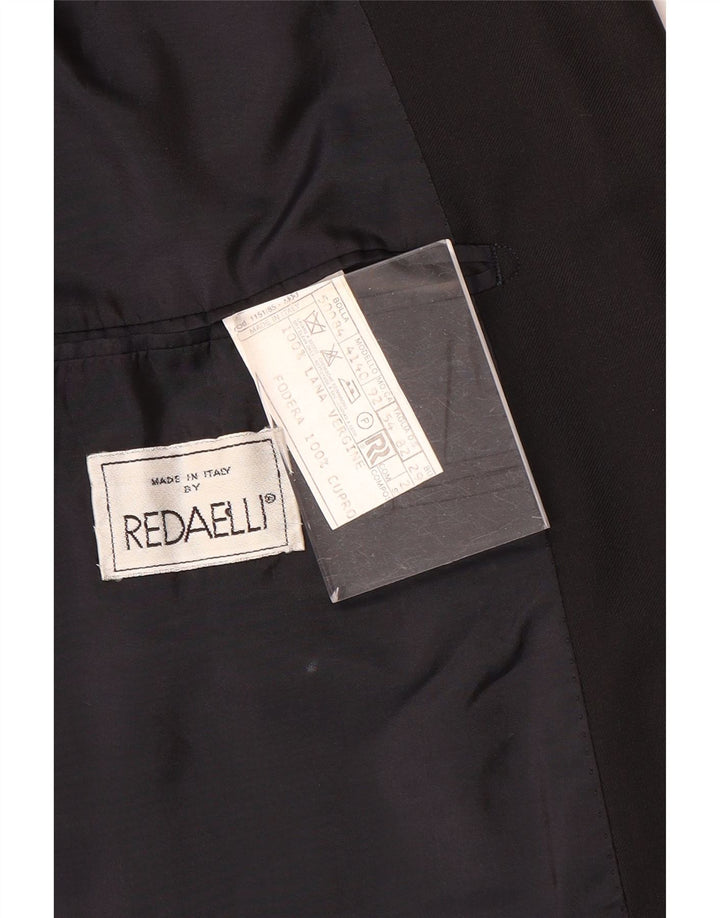 Redaelli Ανδρικό Μπουφάν Blazer Διπλό στήθος IT 54 2XL Μαύρο Μάλλινο