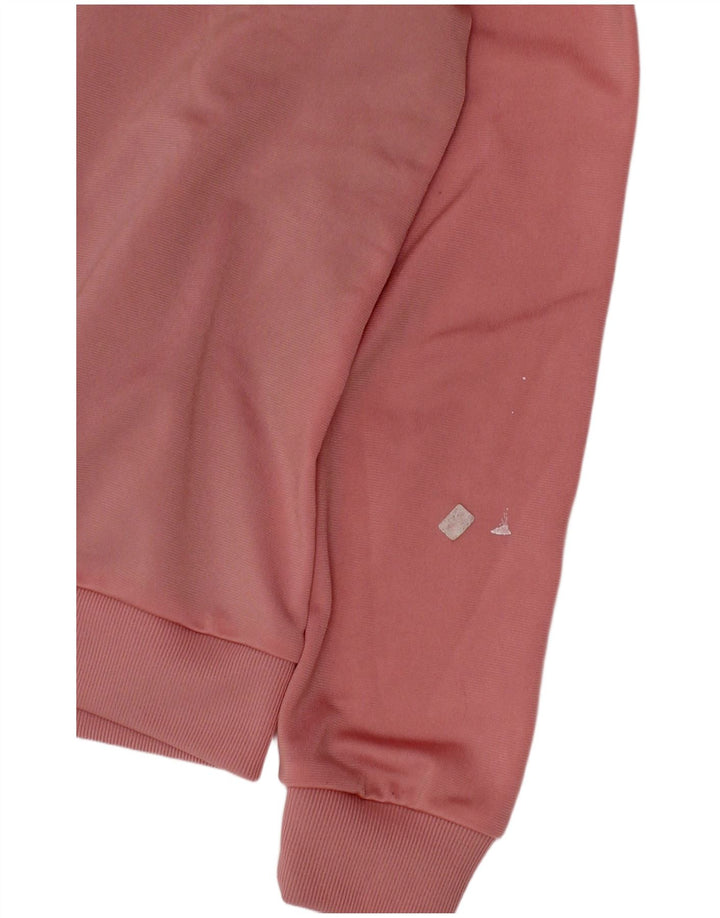 Κορίτσια αθλητική φόρμα Adidas Top μπουφάν 9-10 ετών Pink Colourblock Polyester