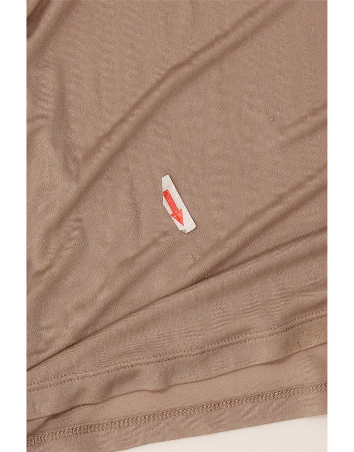 Max & Co. Γυναικείο μακρυμάνικο μπλουζάκι πόλο UK 12 Medium Beige