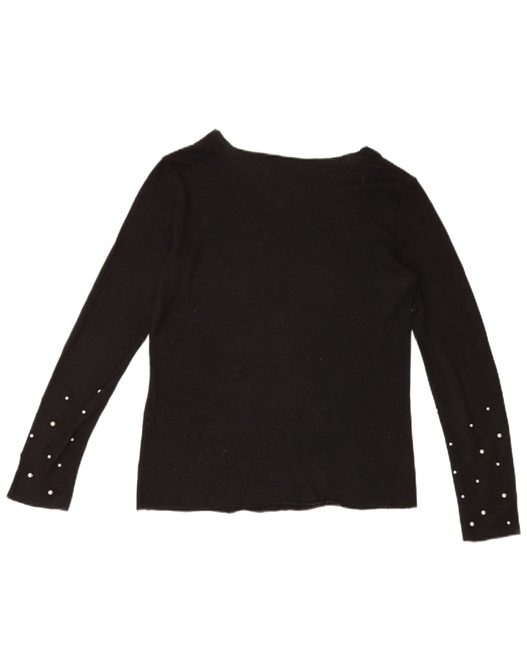 Zara Γυναικείο τοπ Μακρύ μακρυμάνικο UK 14 Medium Black