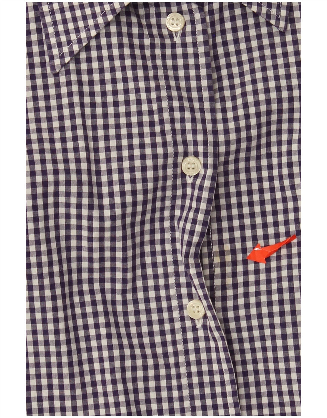 Γυναικείο πουκάμισο Gant UK 10 Small Purple Gingham Cotton