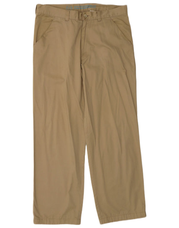Sergio Tacchini Ανδρικό ίσιο παντελόνι Chino IT 50 Large W34 L30 Khaki