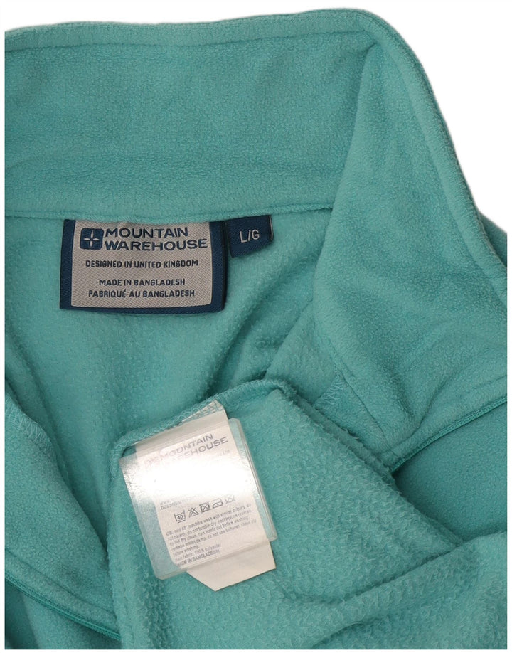 Mountain Warehouse Γυναικείο φερμουάρ Fleece Jumper UK 16 Large Blue Polyester