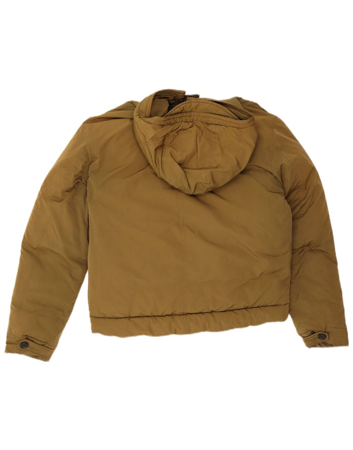 Γαλλικό Connection Ανδρικό μπουφάν με κουκούλα UK 36 Small Khaki Polyester