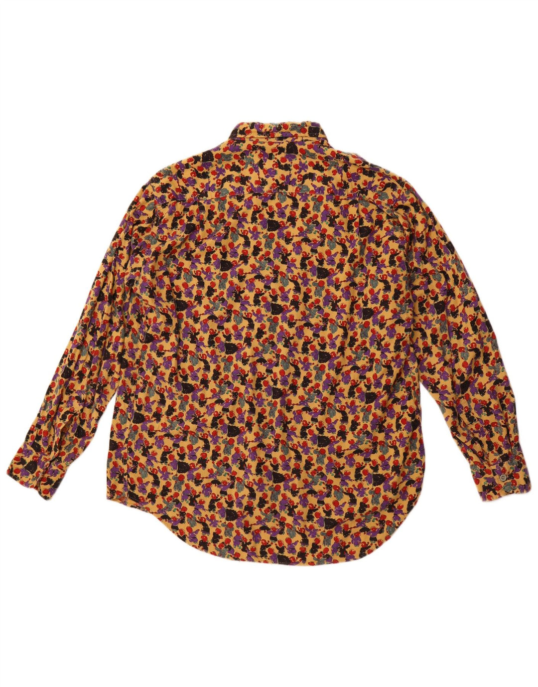 VINTAGE Ανδρικό πουκάμισο με αφηρημένο σχέδιο μικρό πολύχρωμο