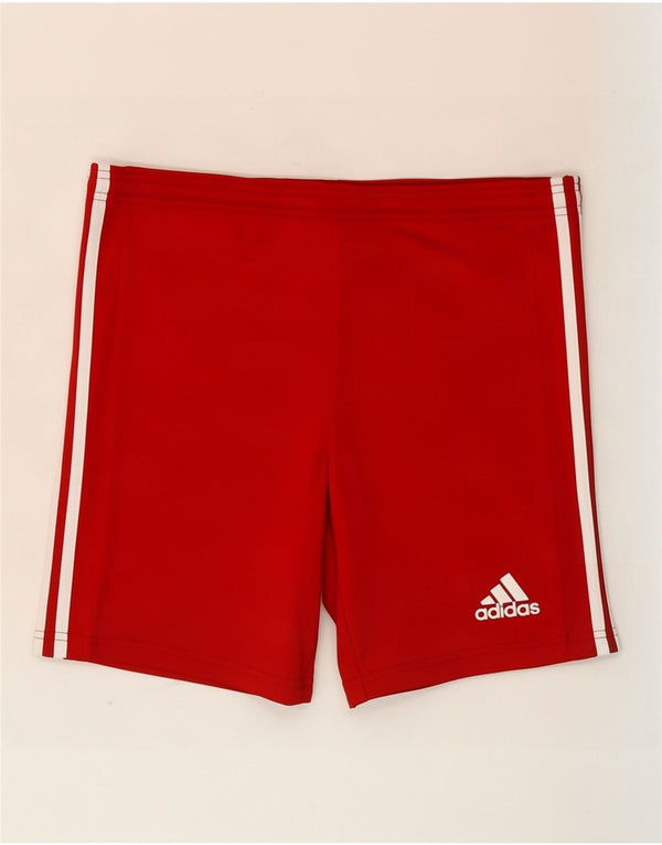 Adidas Boys Sport Short 13-14 Years Red Polyester