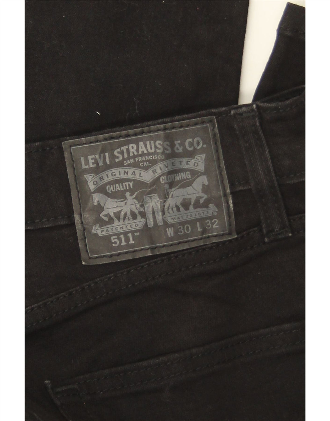 Levi's Mens 511 Slim Jeans W30 L32 Μαύρο
