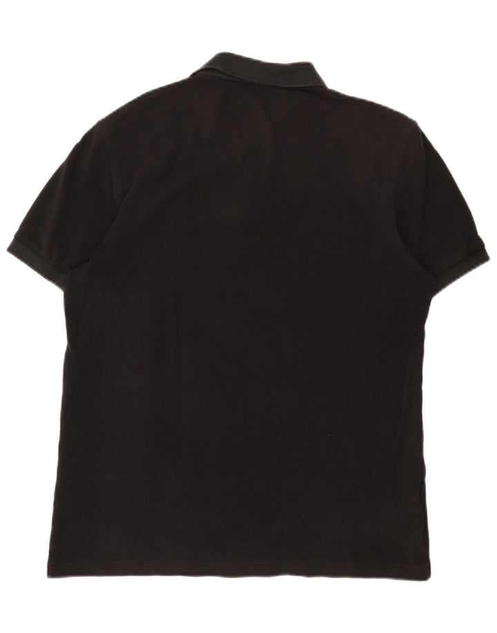 Fred Perry Ανδρικό Πόλο Μπλουζάκι Μεσαίο Μαύρο Βαμβακερό