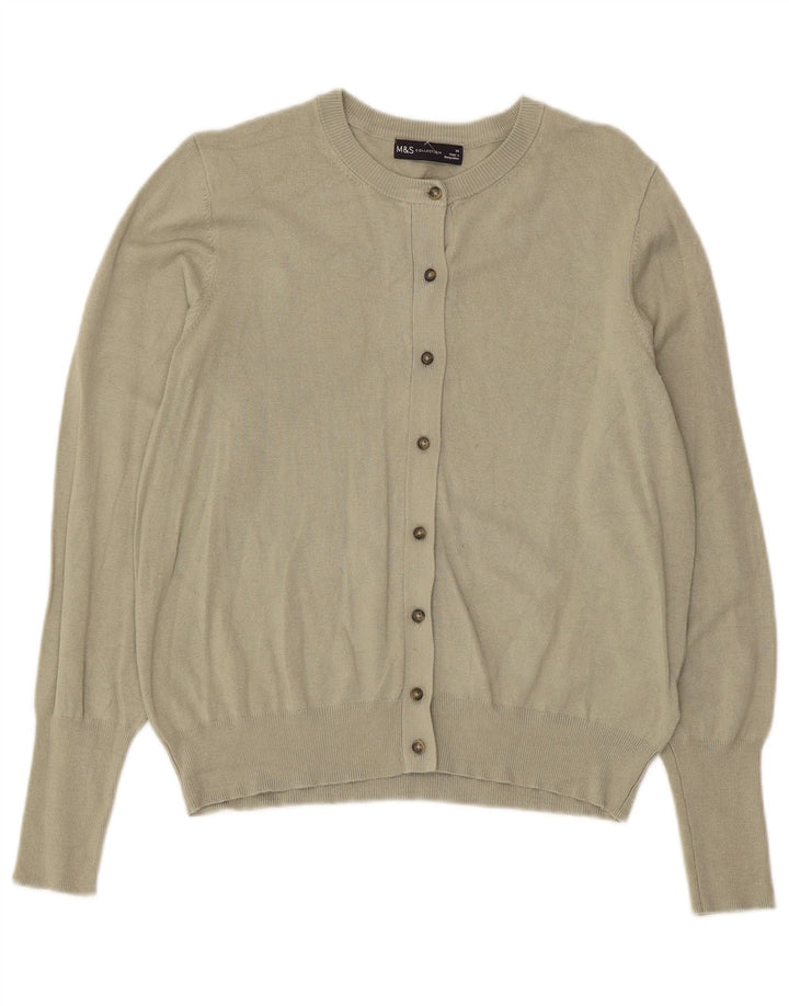 Marks & Spencer Γυναικείο πουλόβερ UK 14 Medium Khaki Viscose