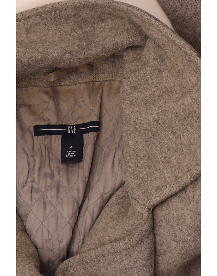 Gap Γυναικείο Παλτό με διπλό στήθος US 4 Small Grey