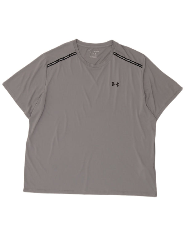 Under Armour Ανδρικό γραφικό T-Shirt Top 3XL Grey Polyester