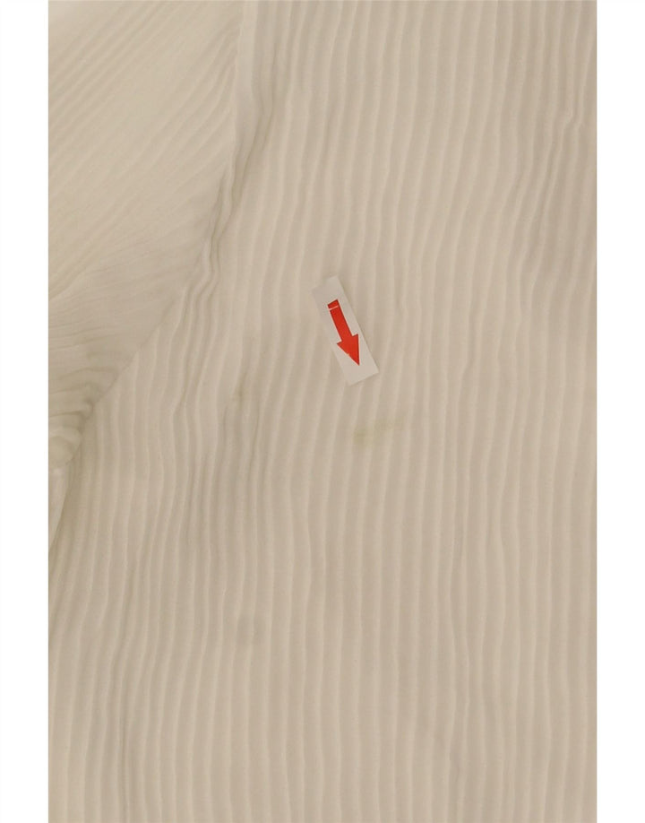 Zara Γυναικείο πουκάμισο Μπλούζα UK 10 Small White Polyester