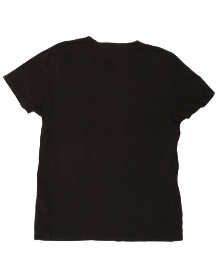 Jack & Jones Ανδρικό T-Shirt Top Μεσαίο μαύρο βαμβακερό