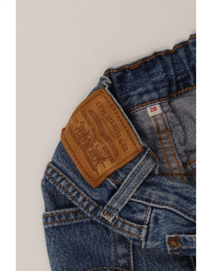 Γυναικεία Μίνι Τζιν Φούστα LEVI'S W28 Μεσαίο Μπλε