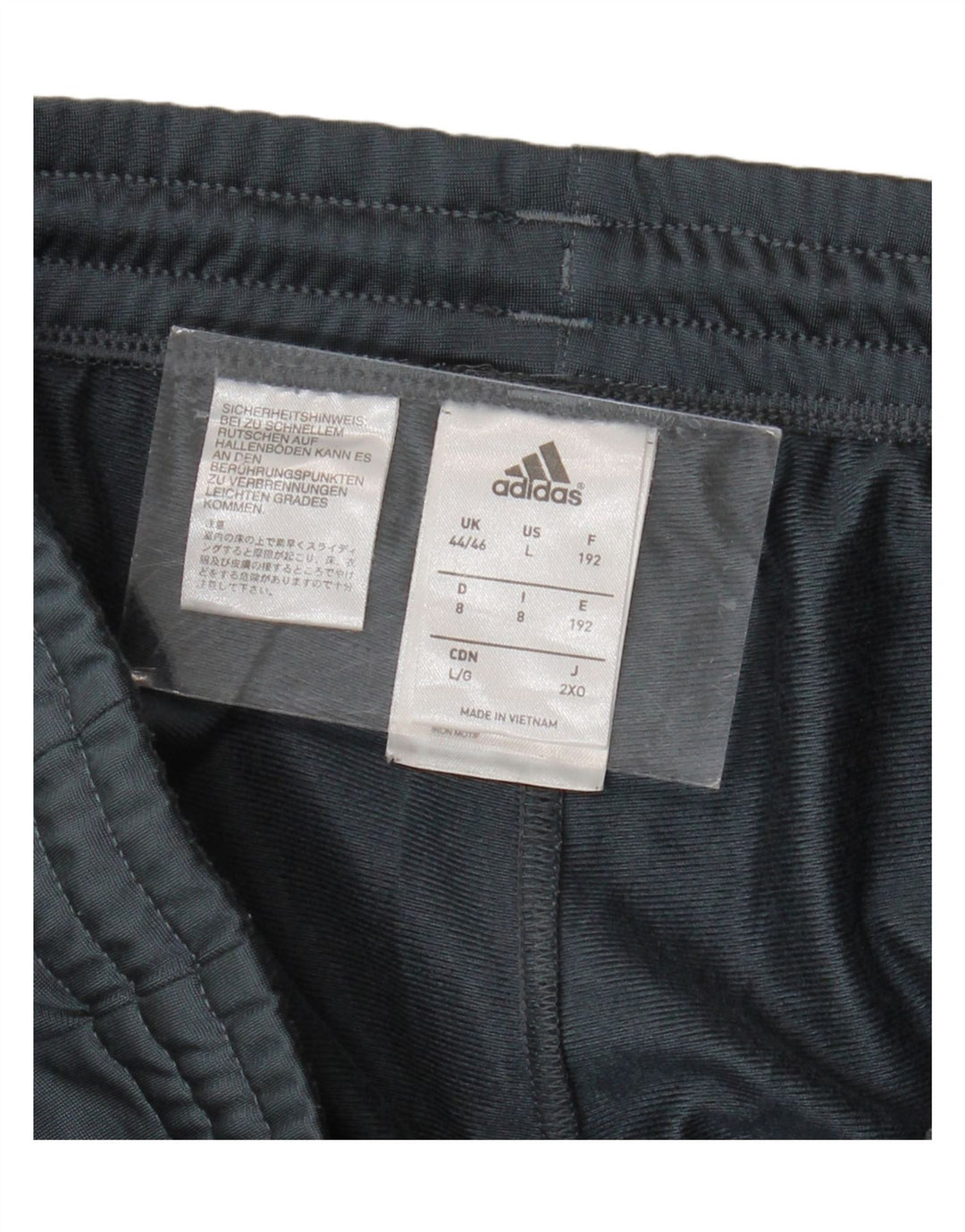 Ανδρική φόρμα ADIDAS Παντελόνι Joggers UK 44/46 Large Grey Polyester