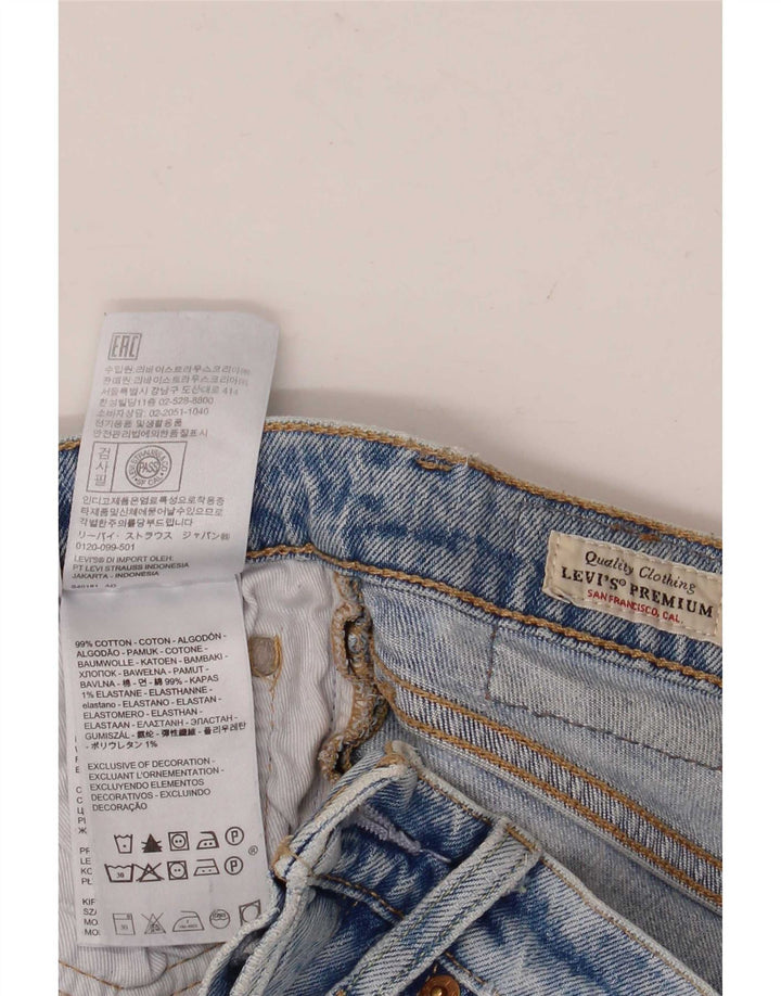 Γυναικείο Slim Jeans Levi's W25 L30 Blue Cotton