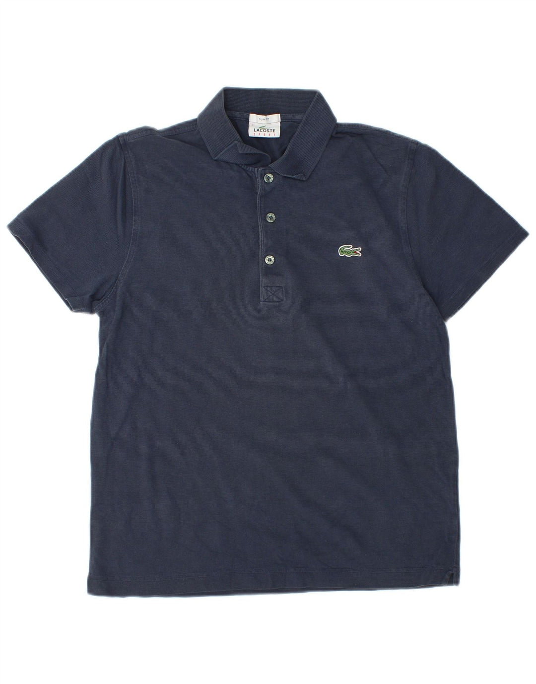 LACOSTE Ανδρικό πουκάμισο Polo Slim Fit, Μέγεθος 4, Βαμβακερό μεσαίο Navy Blue