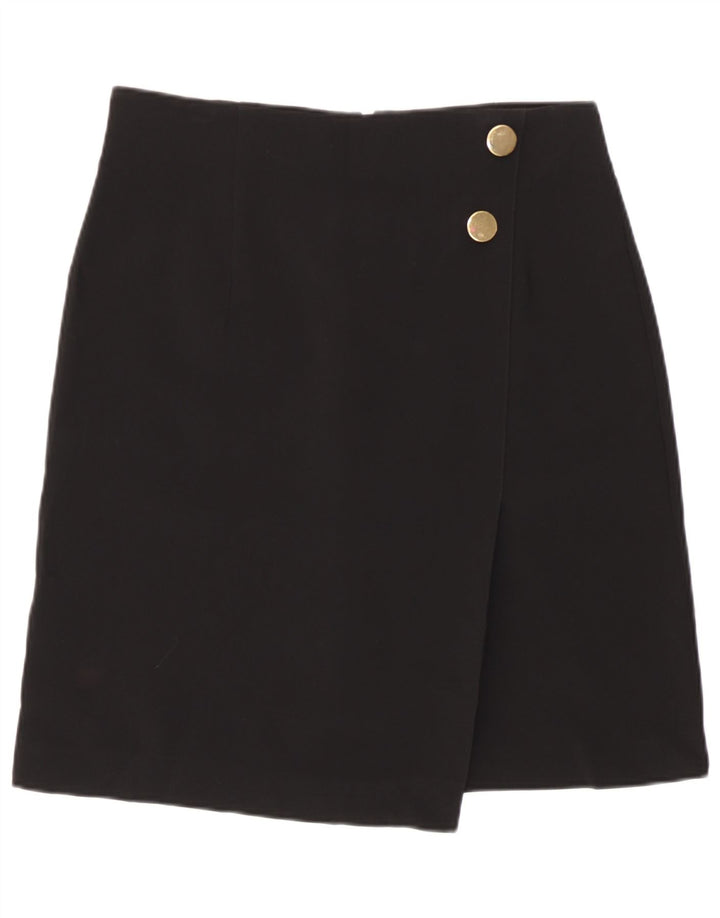 Marks & Spencer Γυναικεία Pencil Φούστα UK 12 Medium W30 Black Polyester