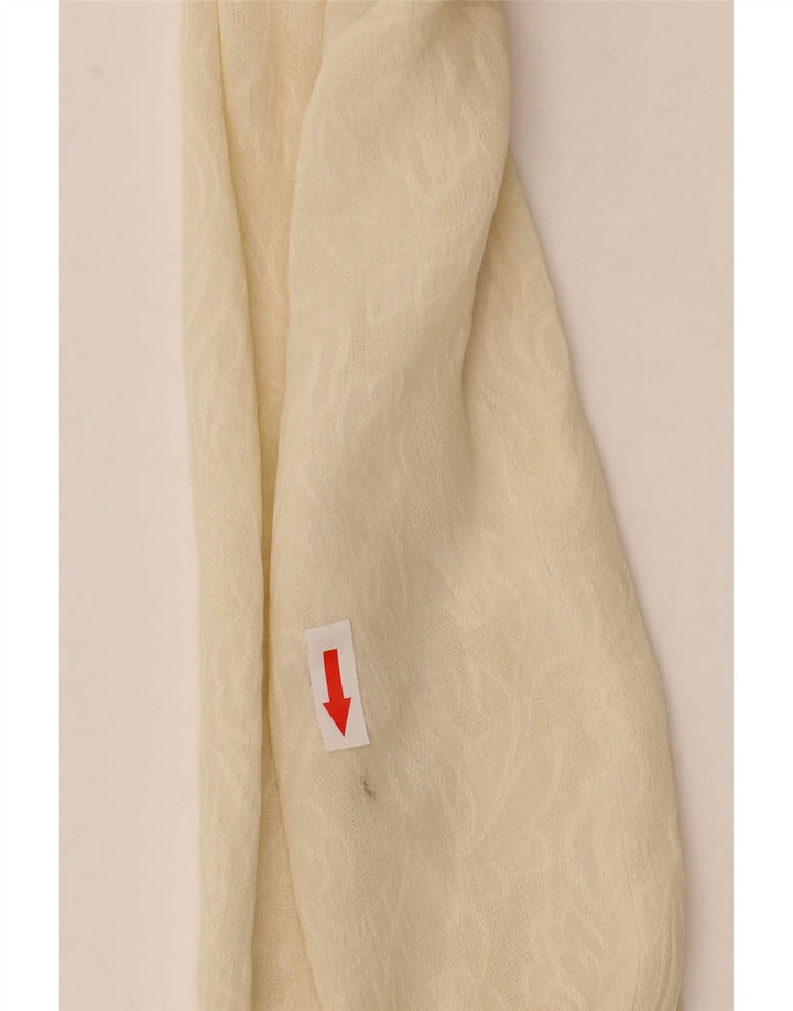 Vintage Γυναικεία See Through Μπλούζα UK 14 Medium Beige
