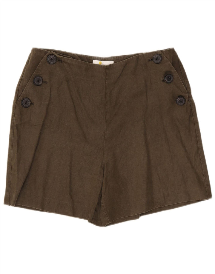 Boden Γυναικείο σορτς Chino UK 12 Medium W32 Χακί Λινό