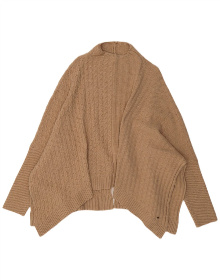 Ted Baker Γυναικείο Poncho Jumper UK 16 Large Beige Polyamide