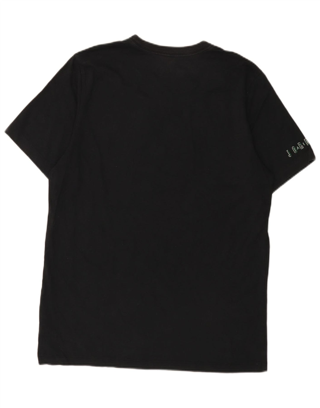 Jordan Ανδρικό γραφικό T-Shirt Top μεγάλο μαύρο βαμβακερό