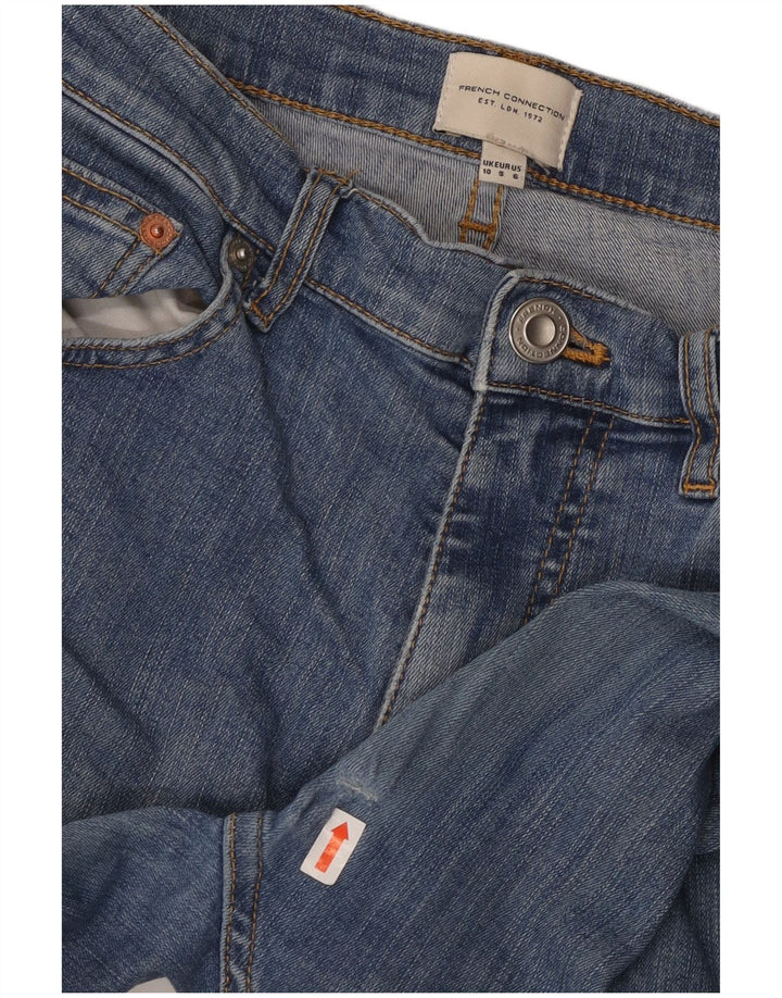 ΓΑΛΛΙΚΗ ΣΥΝΔΕΣΗ Γυναικεία Skinny Jeans UK 10 Small W28 L30 Blue