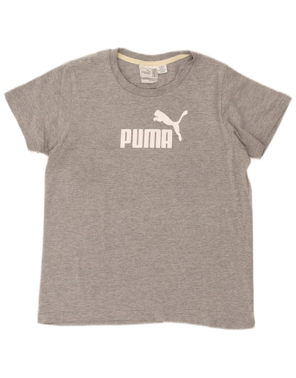 Γυναικείο γραφικό μπλουζάκι Puma Top UK 14 Large Grey Flecked
