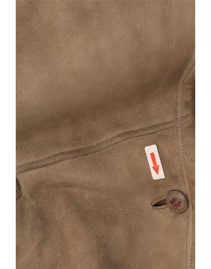 Γυναικείο Shearling Jacket Genny US 6 Medium Grey Leather