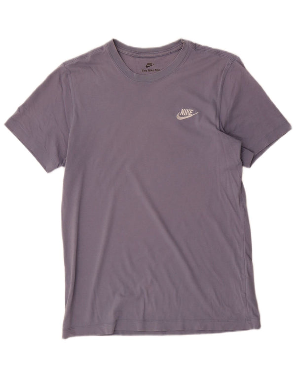 Γυναικείο T-Shirt Nike Top UK 10 Small μωβ βαμβακερό