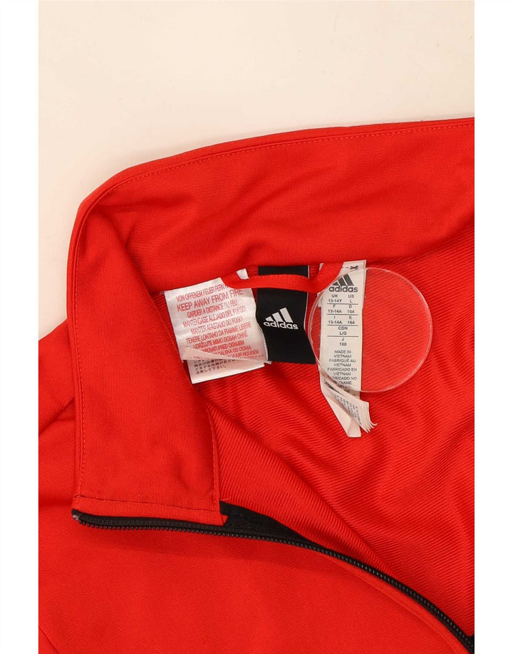 Adidas Boys αθλητική φόρμα 13-14 ετών Κόκκινο πολυεστέρας