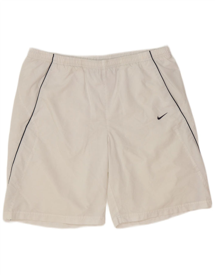 Ανδρικό αθλητικό σορτς Nike XL λευκό πολυεστέρα