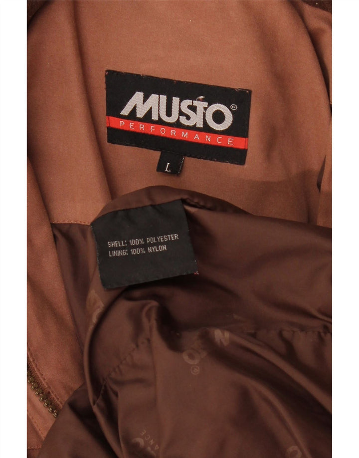 Ανδρικό αντιανεμικό μπουφάν Musto UK 40 Large Brown Polyester
