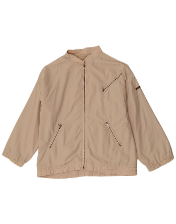 Cerruti 1881 Mens Bomber Jacket UK 36 Small Beige