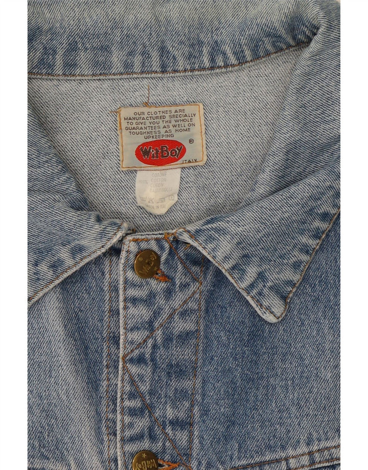 WITBOY Mens Denim Jacket UK 42 XL Blue Cotton Vintage WITBOY and Second-Hand WITBOY from Messina Hembry 