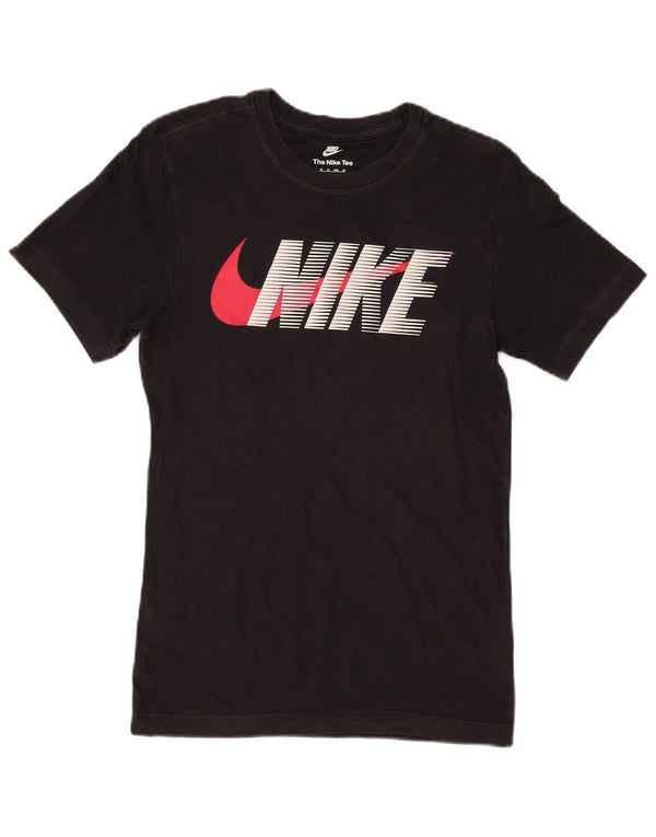 Ανδρικό γραφικό T-shirt Nike XS Μαύρο βαμβακερό