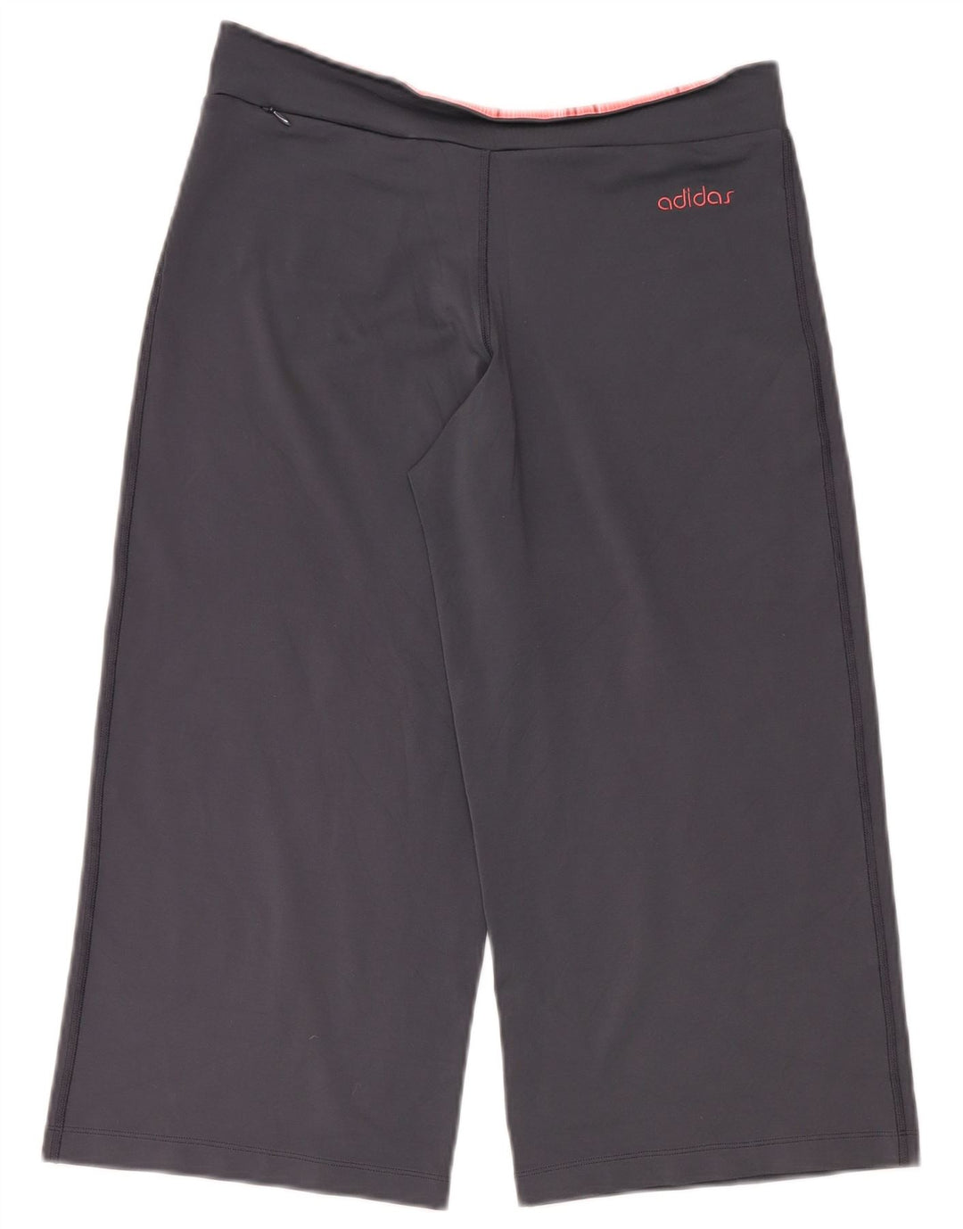 ADIDAS Γυναικεία φόρμα φόρμας Capri με φαρδύ πόδι παντελόνι UK 16 Large Navy Blue