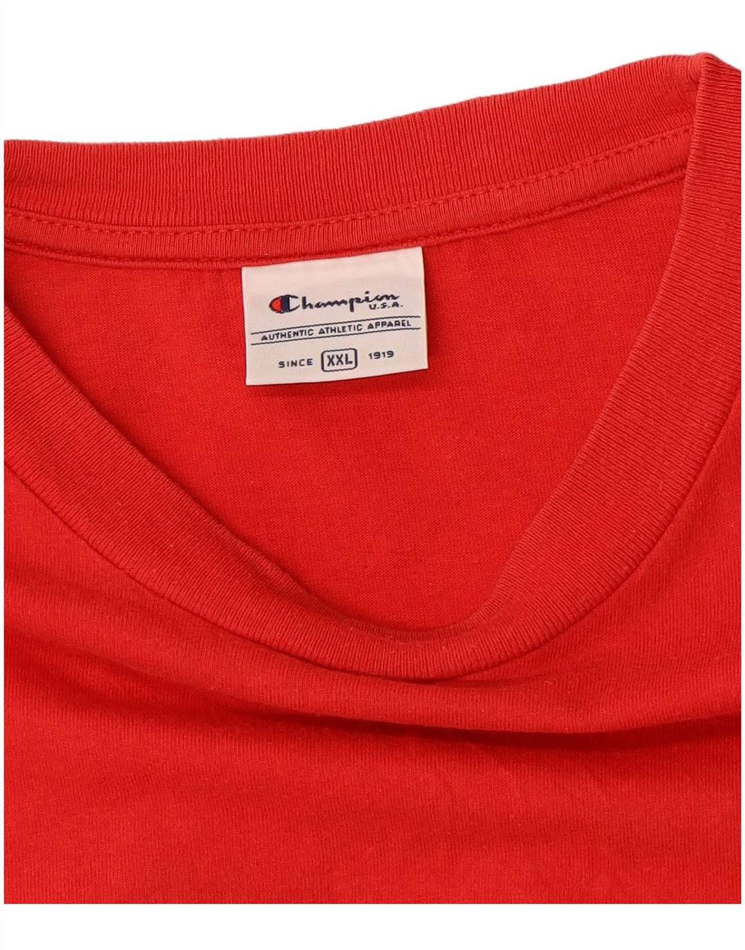 Ανδρικό γραφικό T-Shirt CHAMPION Top 2XL Κόκκινο