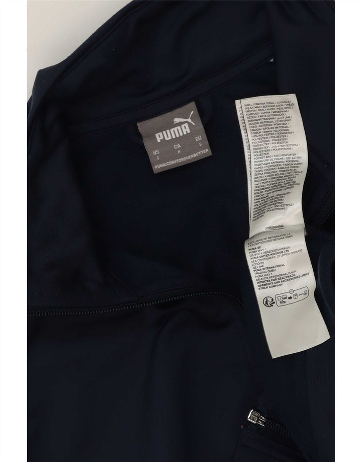 Ανδρική αθλητική φόρμα Puma Μπουφάν Μικρό μπλε Navy Colourblock Πολυεστέρας