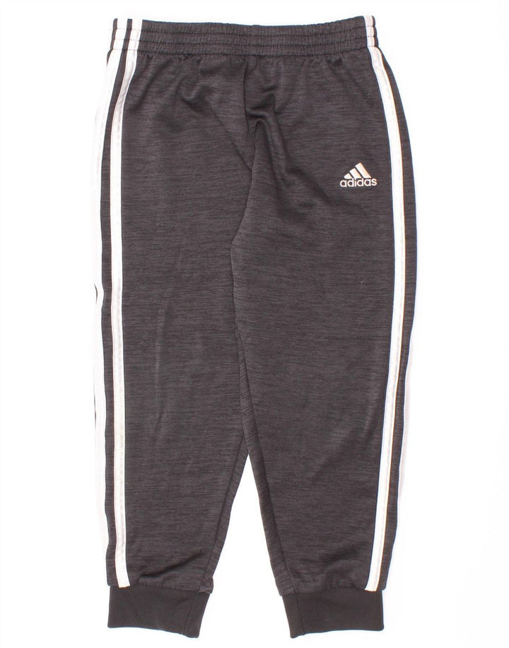 Adidas Boys αθλητική φόρμα παντελόνι Joggers 5-6 ετών με γκρι φλύκταινες πολυεστέρα