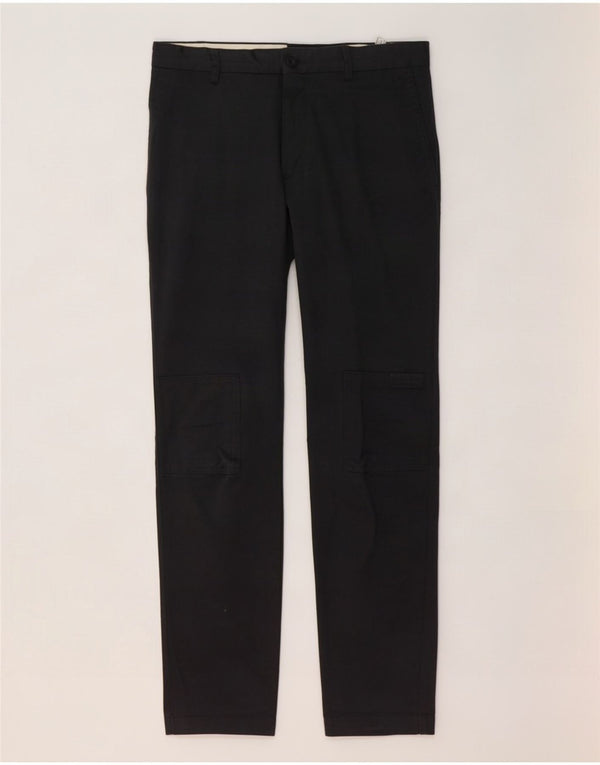 Zara Mens Slim Chino Trousers EU 42 Large W34 L30 Grey Cotton