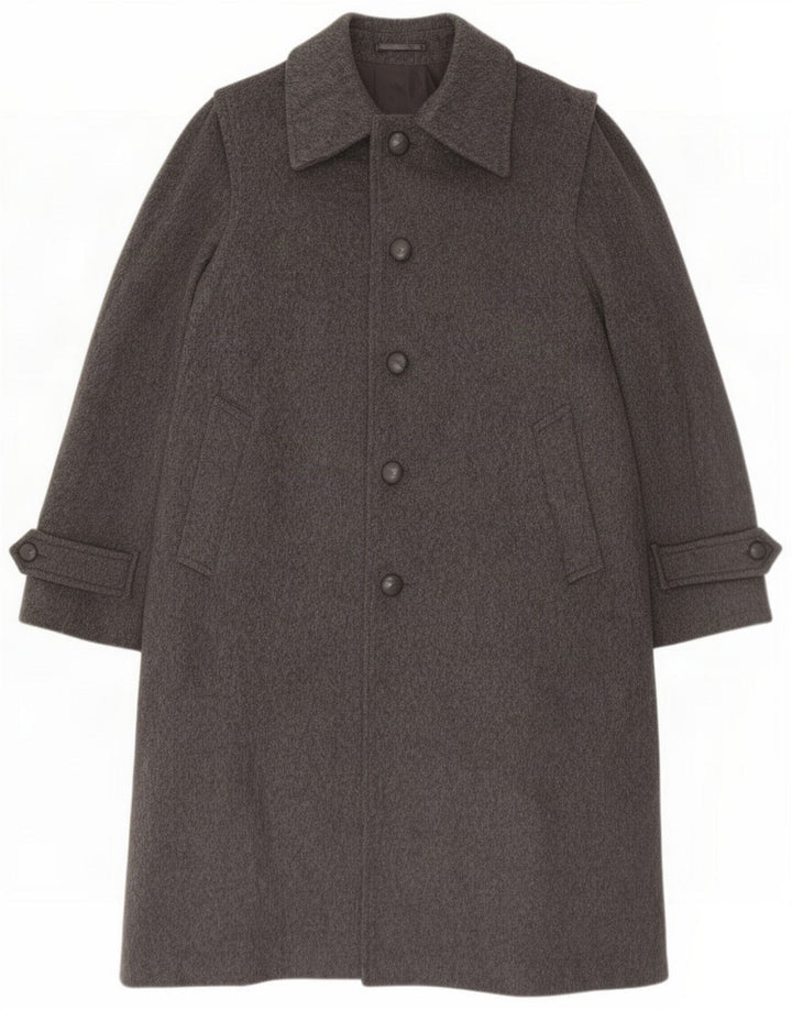 Vintage Ανδρικό παλτό UK 38 Medium Grey Wool