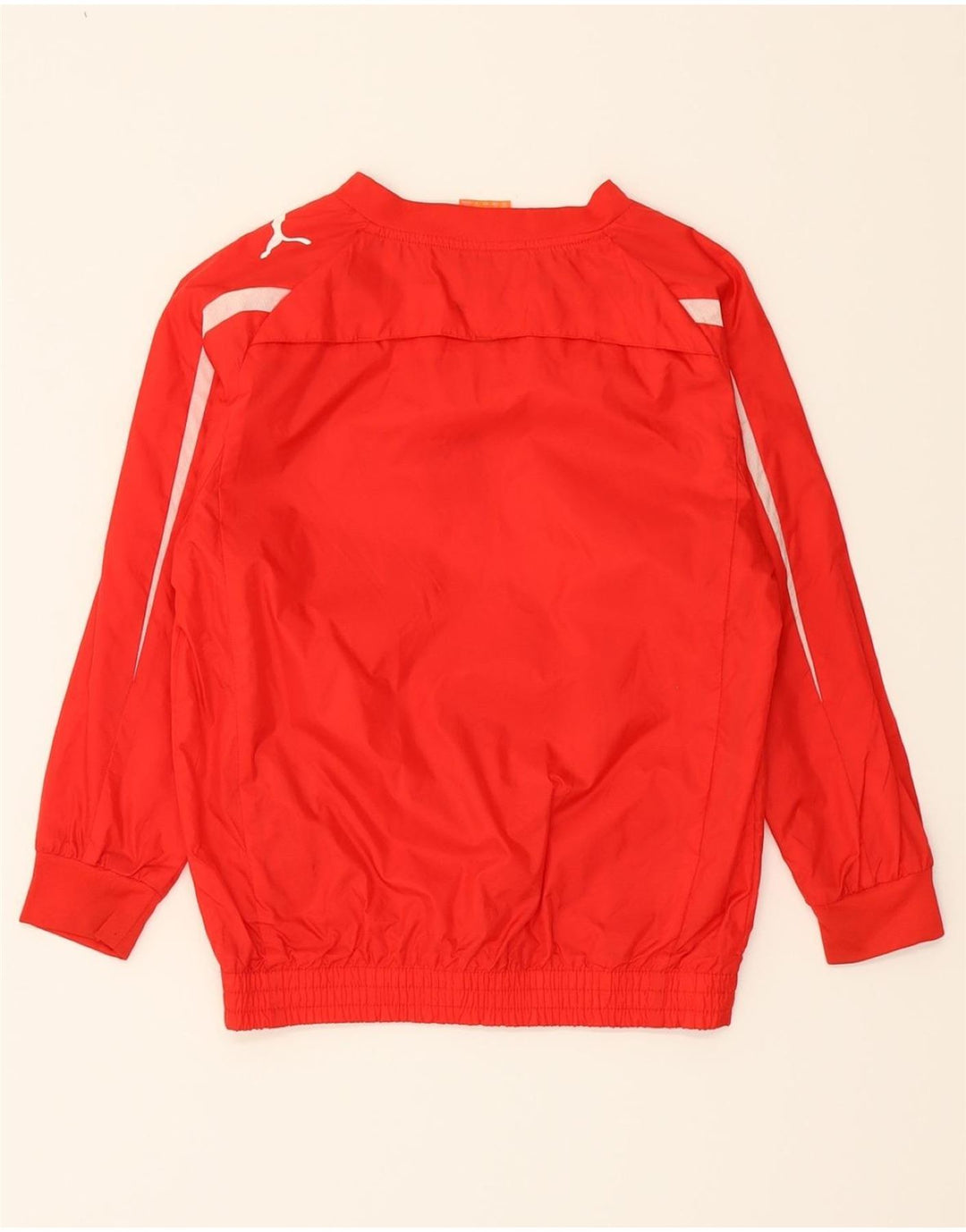 PUMA Boys Pullover Tracksuit Top 7-8 Years Small Red Polyamide Vintage Puma and Second-Hand Puma from Messina Hembry 