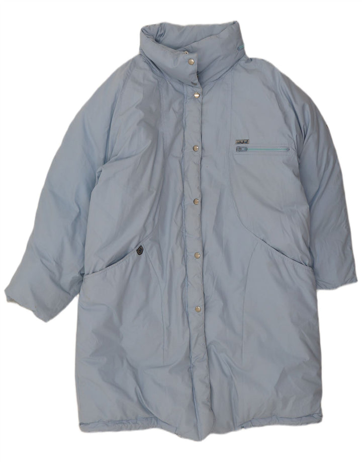 Vintage γυναικείο υπερμεγέθη παλτό EU 42 Large Blue